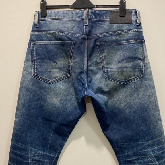 G-Star Raw 3301 Tapered Jeans Size 34 - Picture 10 of 15